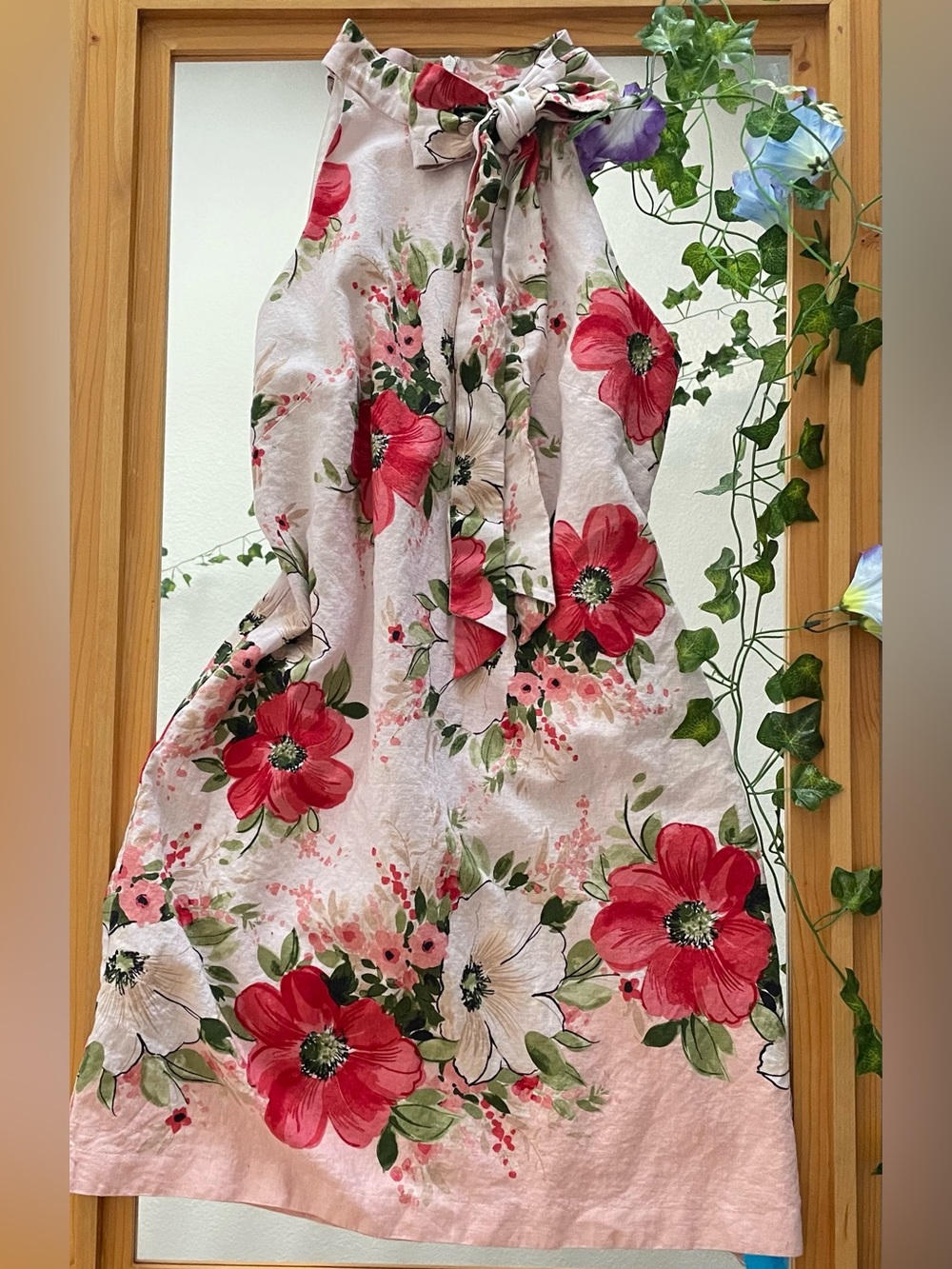 Vince Camuto Floral Halter Dress